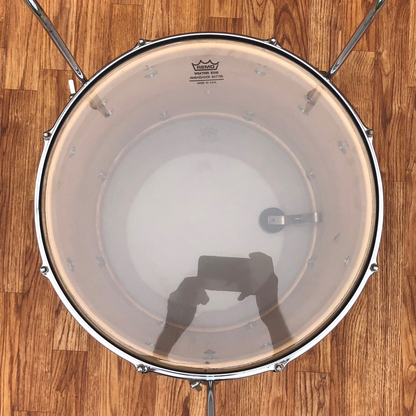 1970s Slingerland 16x16 Floor Tom Drum Root Beer Glass Glitter / Black Sparkle Pearl