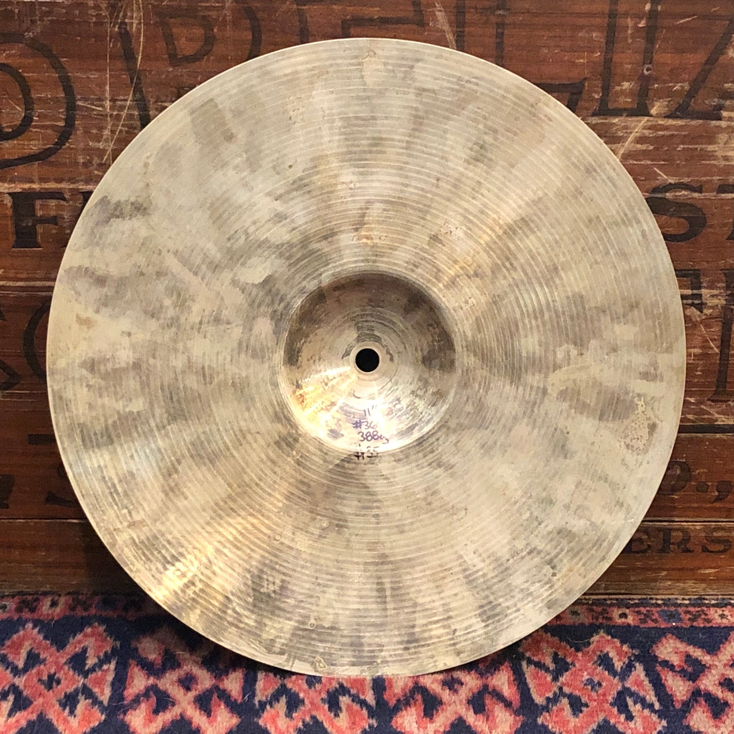 11" Paiste 1950s-60s Ludwig Standard 3-Star Splash Cymbal 388g #365