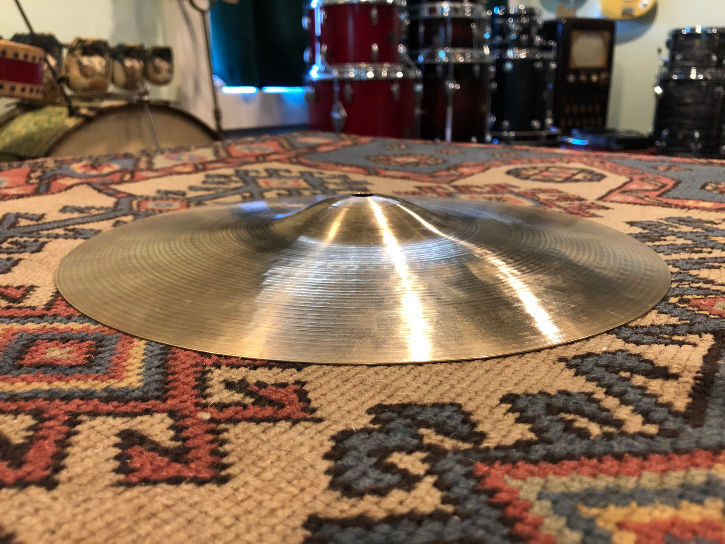 12" Zildjian A 1970s Hi-Hat Single / Splash Cymbal 694g #608