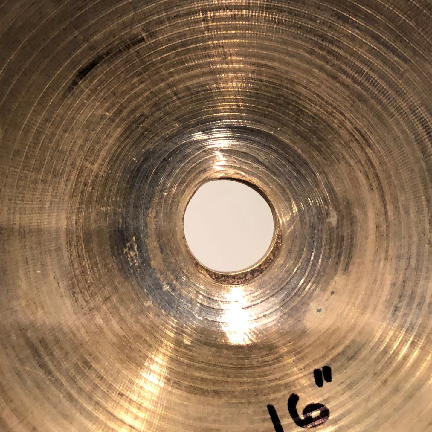 16" Zildjian A 1960s Small Ride Cymbal 1684g #298