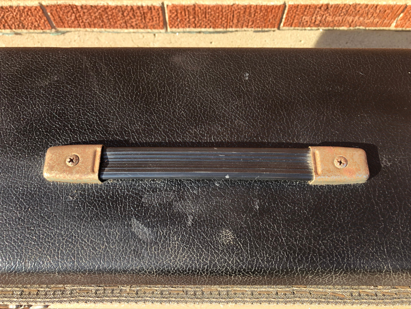 1960s Vintage Fender Deluxe Reverb Combo Amplifier Cabinet Amp Shell AB763