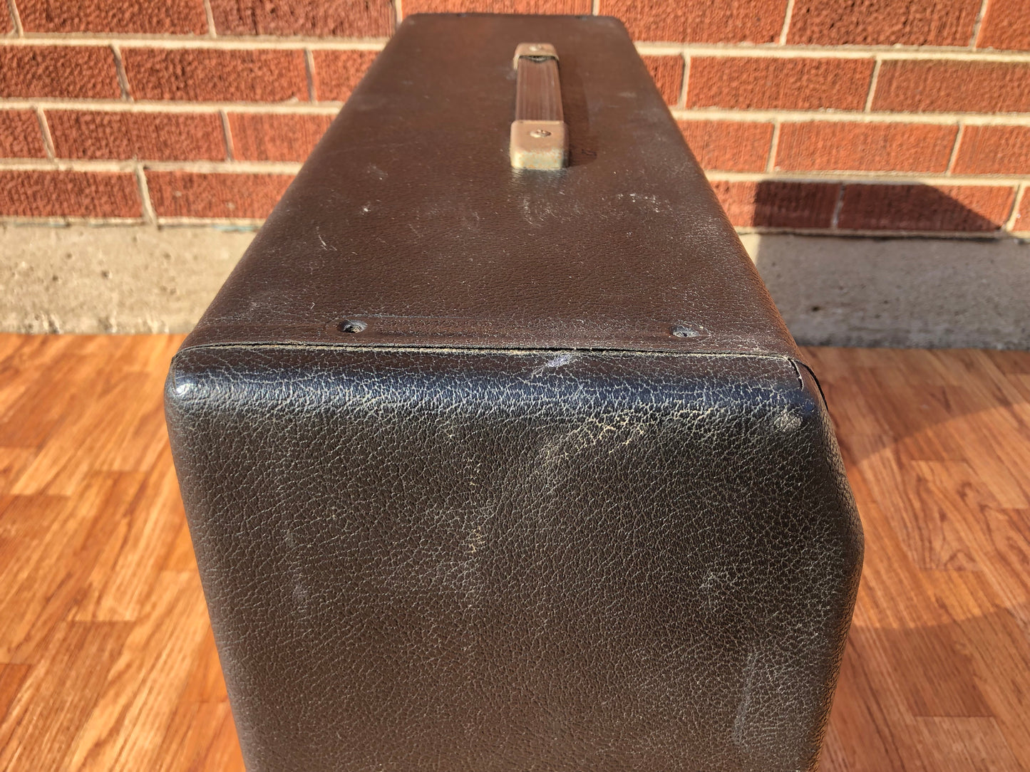 1960s Vintage Fender Deluxe Reverb Combo Amplifier Cabinet Amp Shell AB763