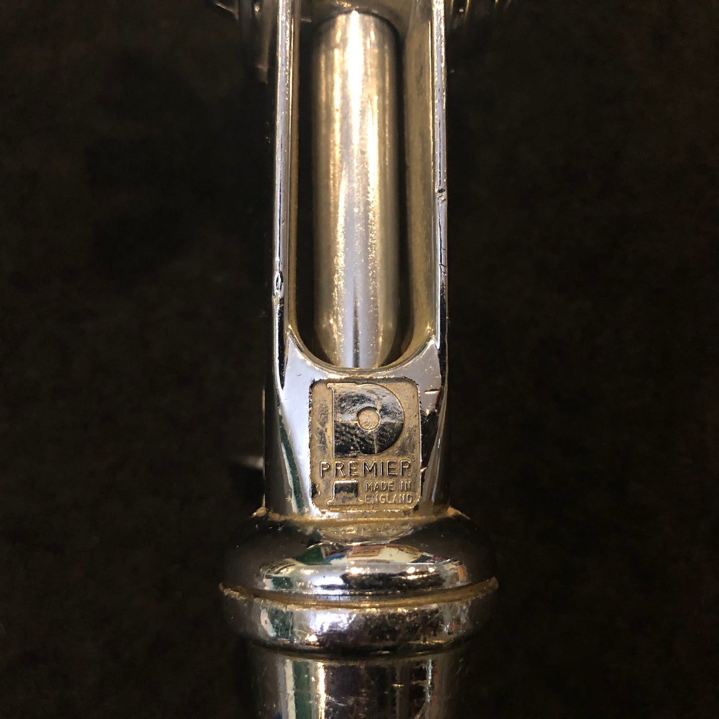 1950s/60s Premier Bass Drum Mounted Disappearing Cymbal Arm