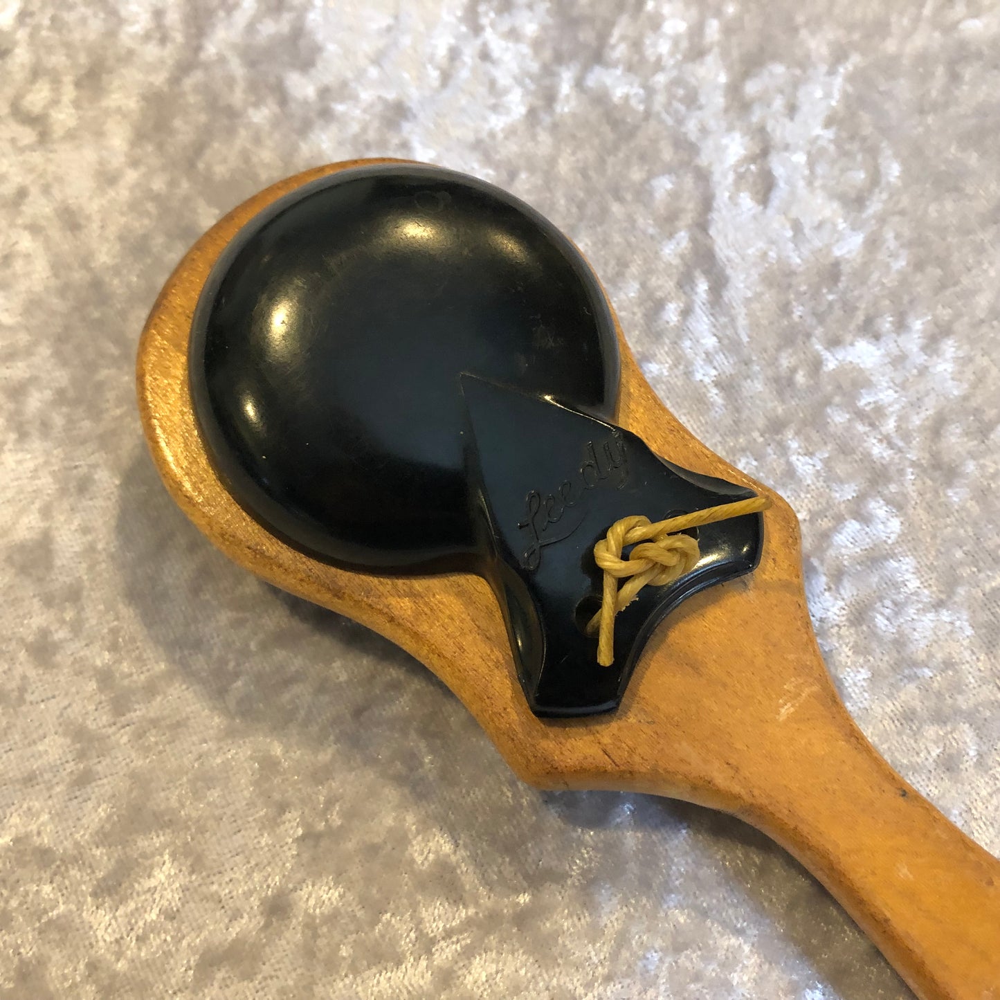 1940s Leedy Bakelite Castanets Wood Handle Clapper