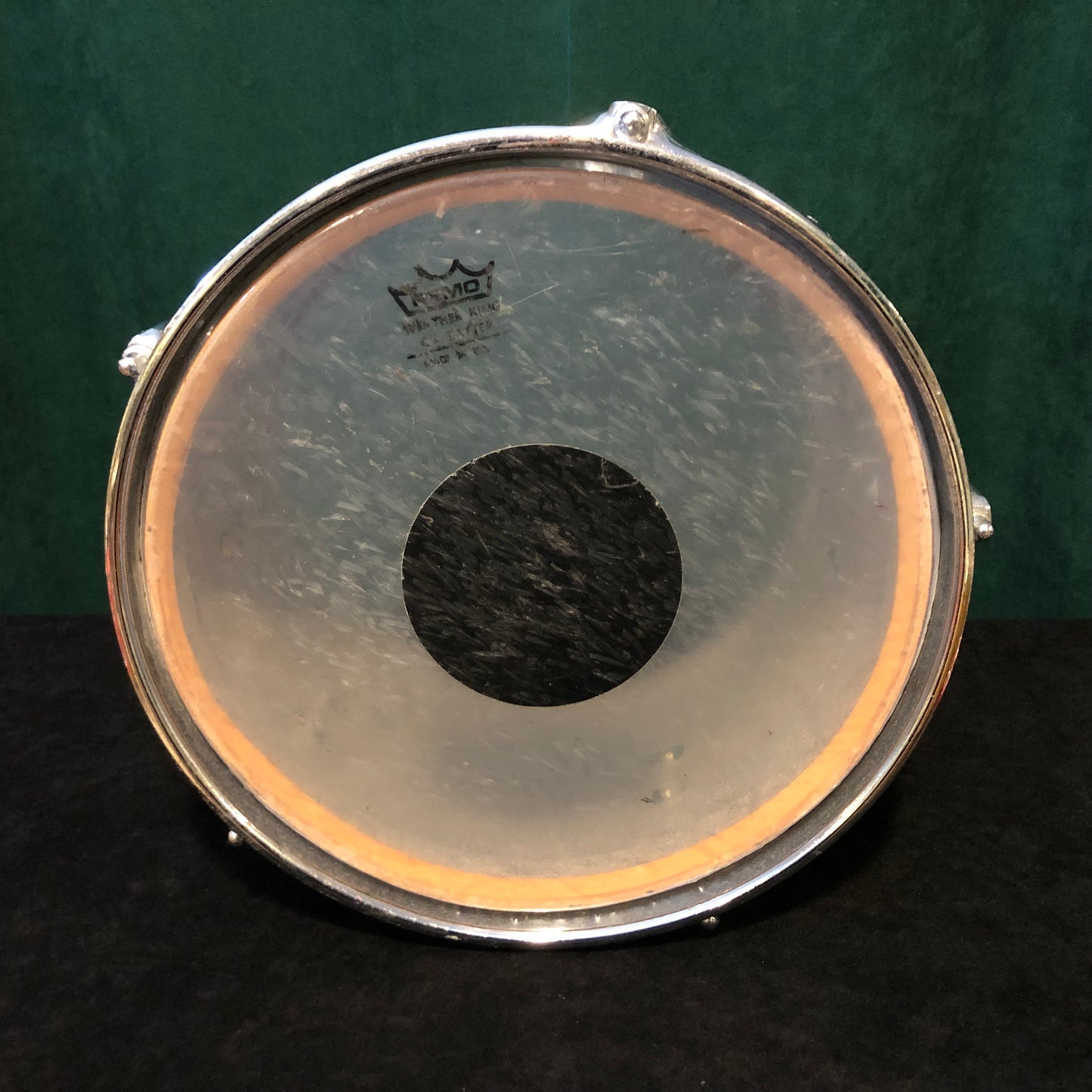 1970s Ludwig 5.5x8 & 6.5x10 Concert Toms Silver Sparkle