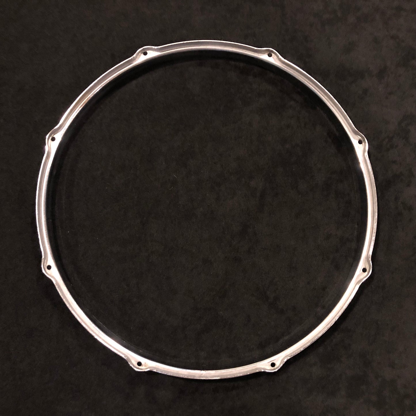 Vintage Leedy 14" Engraved Broadway Parallel Snare Drum Hoop 8-Lug Elkhart, IN