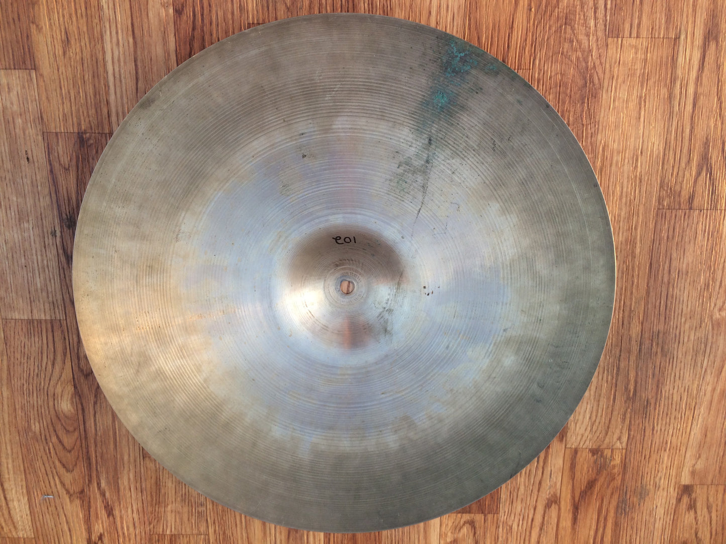 19" 1960's Zildjian A Crash-Ride Cymbal 1708g - # 102