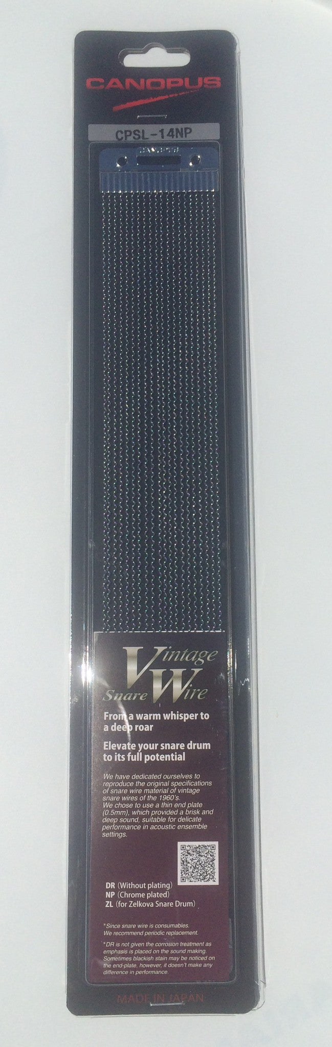 Canopus Vintage Snare Wires For 14" - Chrome Model# CPSL-14NP-EX - New Lower Price!