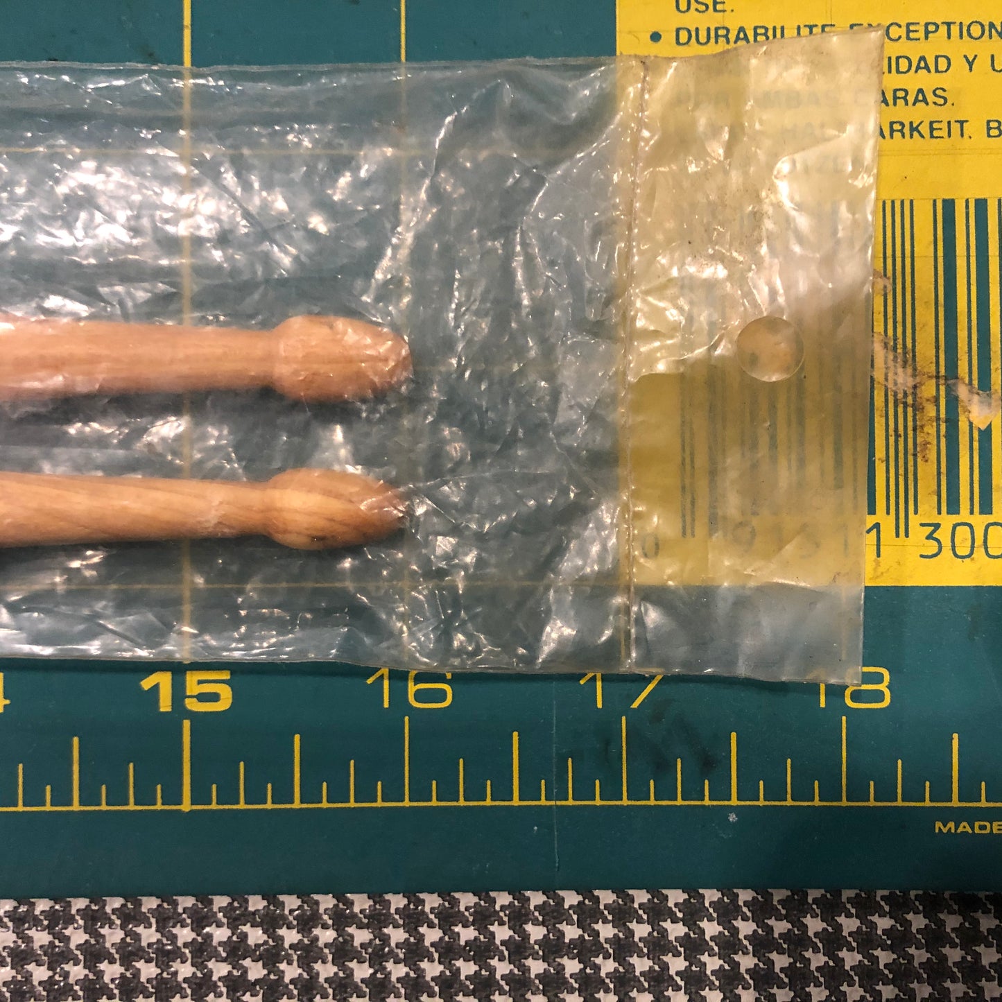 1960s N.O.S. Slingerland Jake Hanna 21A Wood Tip Drum Stick w/ Original Bag