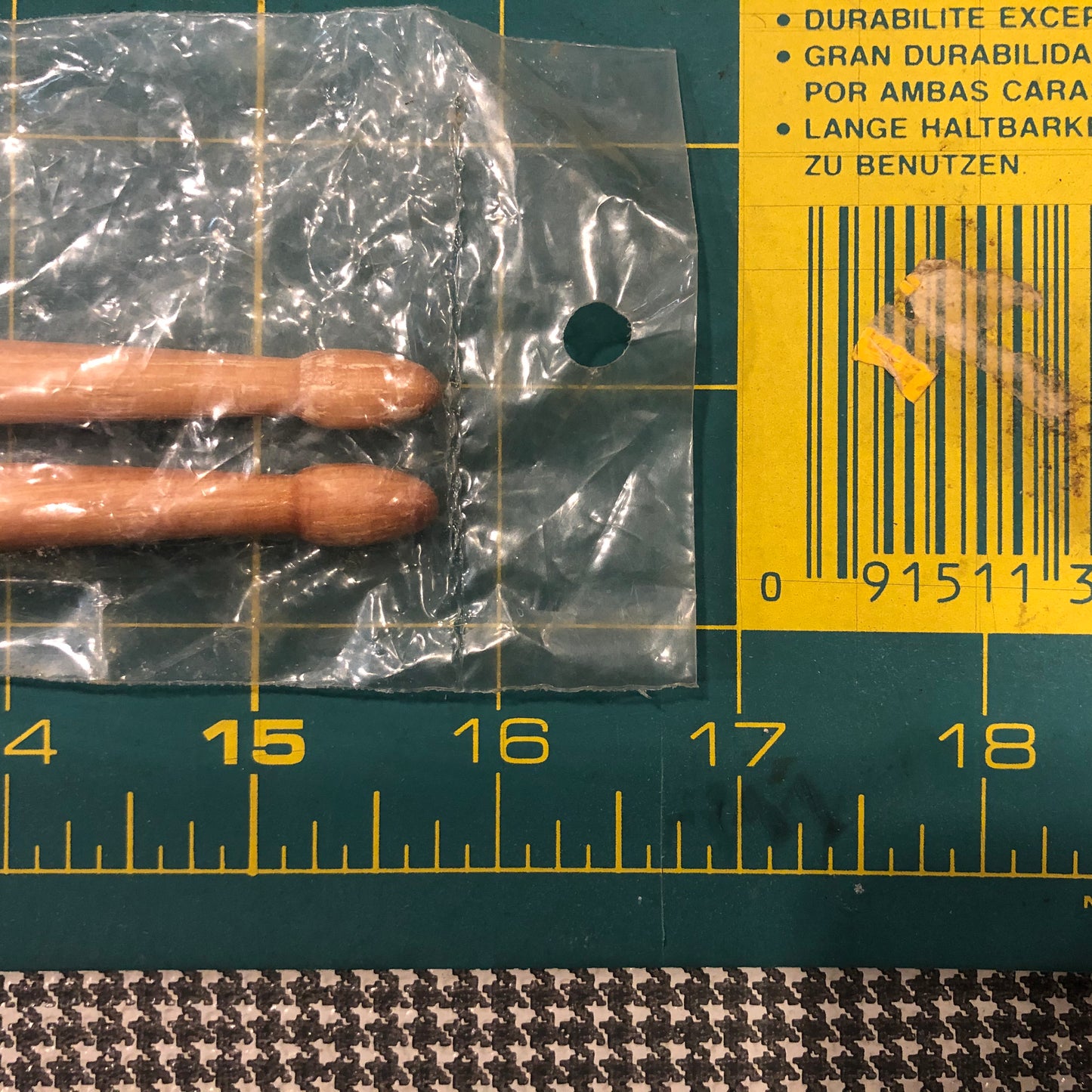 1960s N.O.S. Slingerland Sonny Igoe 18A Wood Tip Drum Sticks w/ Original Bag