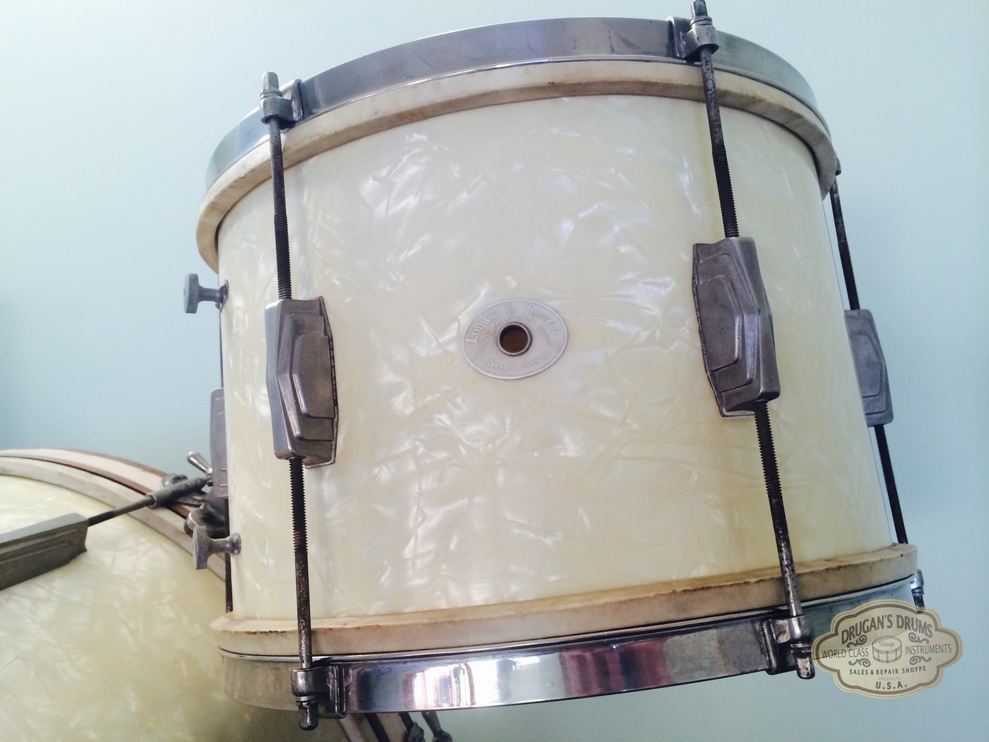 Vintage 1948 Ludwig & Ludwig No.1196 Deluxe Outfit WMP