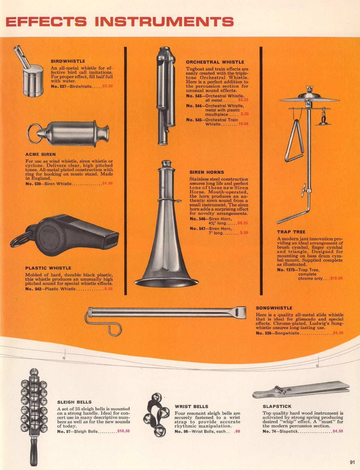 1960s Ludwig No. 1375 Trap Tree Cymbal L-Arm Holder