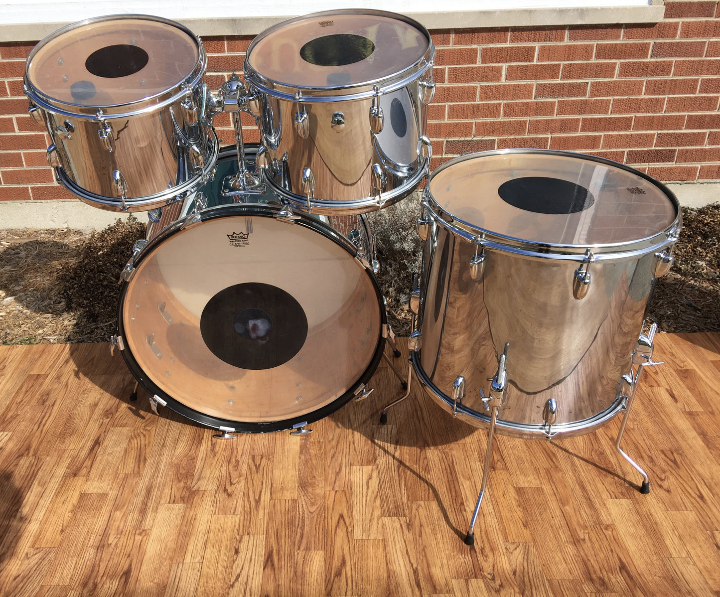 Slingerland Early '70s Super Rock Outfit No.51N Chrome Over Wood
