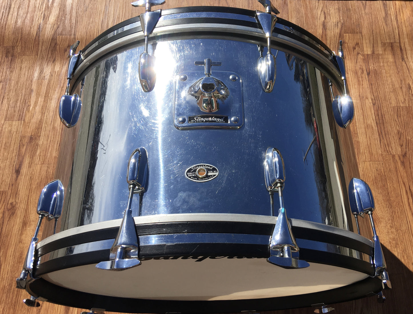 Slingerland Early '70s Super Rock Outfit No.51N Chrome Over Wood