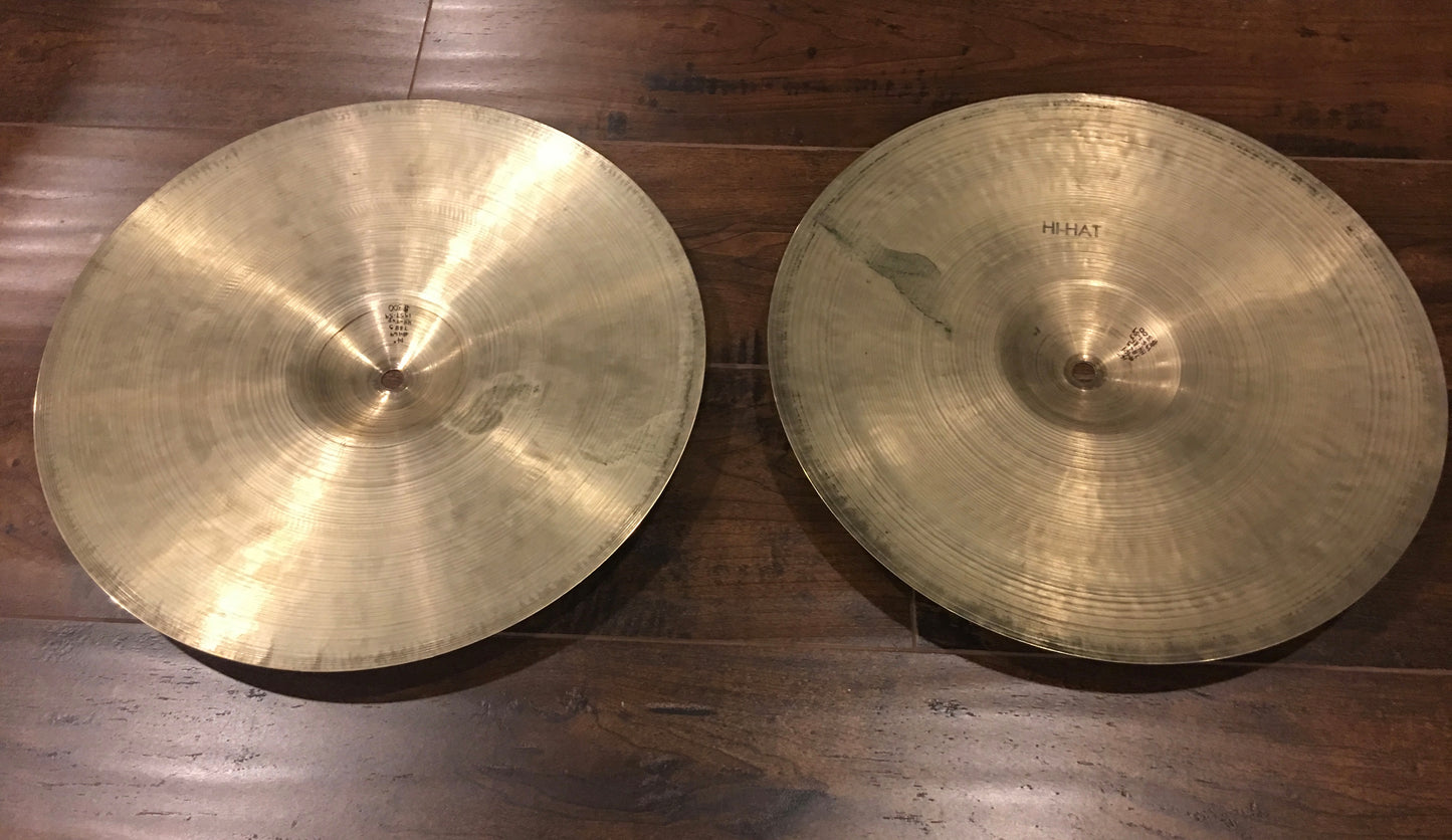 14" Zildjian A 1950s Hi-Hat Cymbals 738g / 784g #464