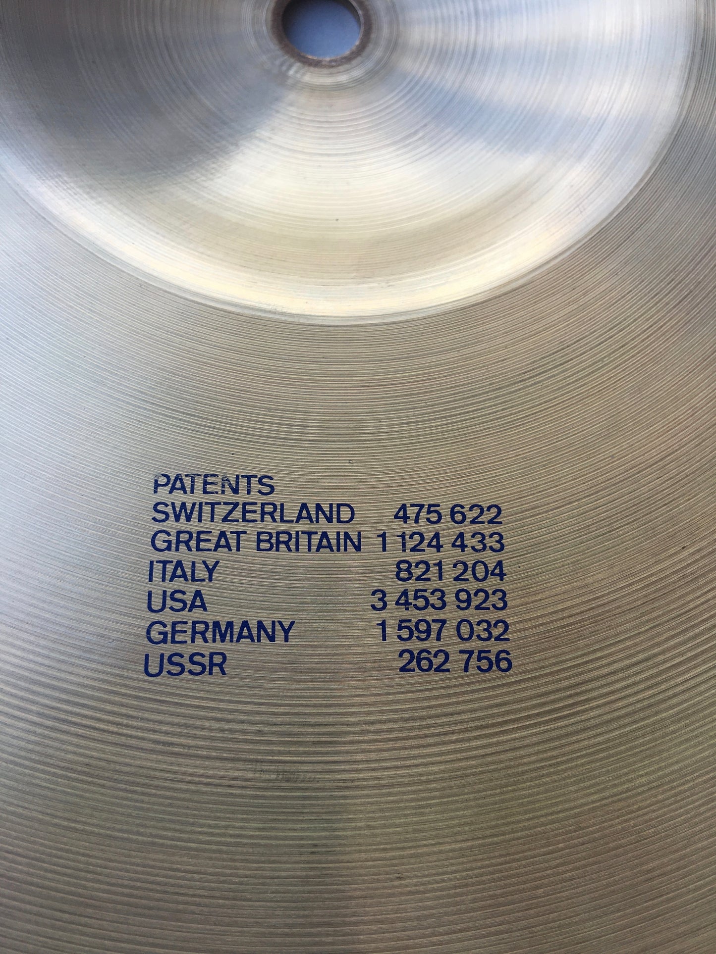 14" Paiste Formula 602 Blue Label Sound Edge Hi-Hat Cymbals #481