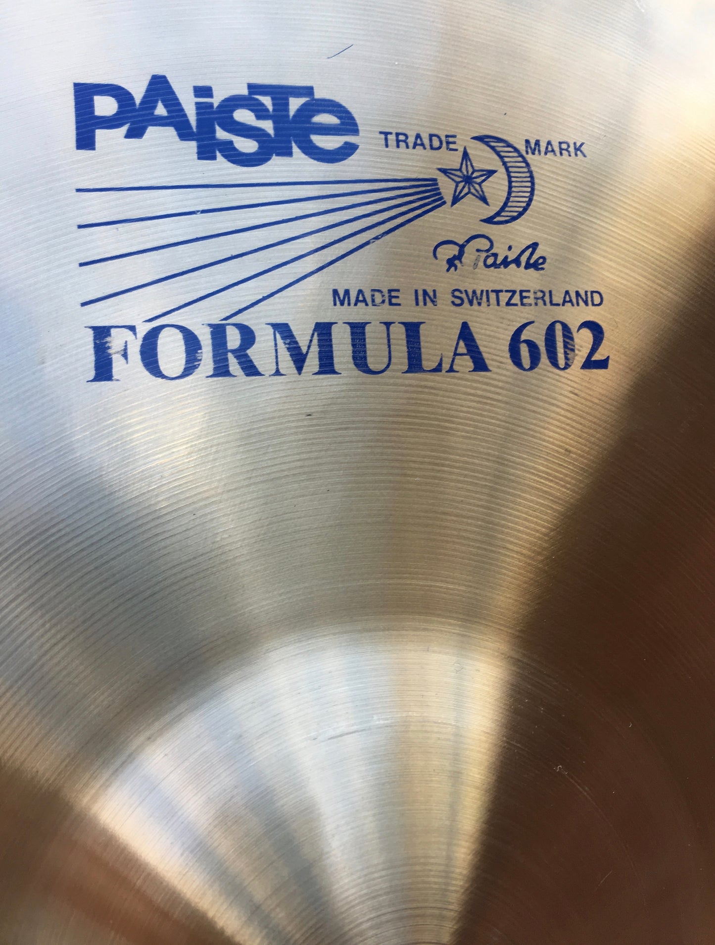 14" Paiste Formula 602 Blue Label Sound Edge Hi-Hat Cymbals #481