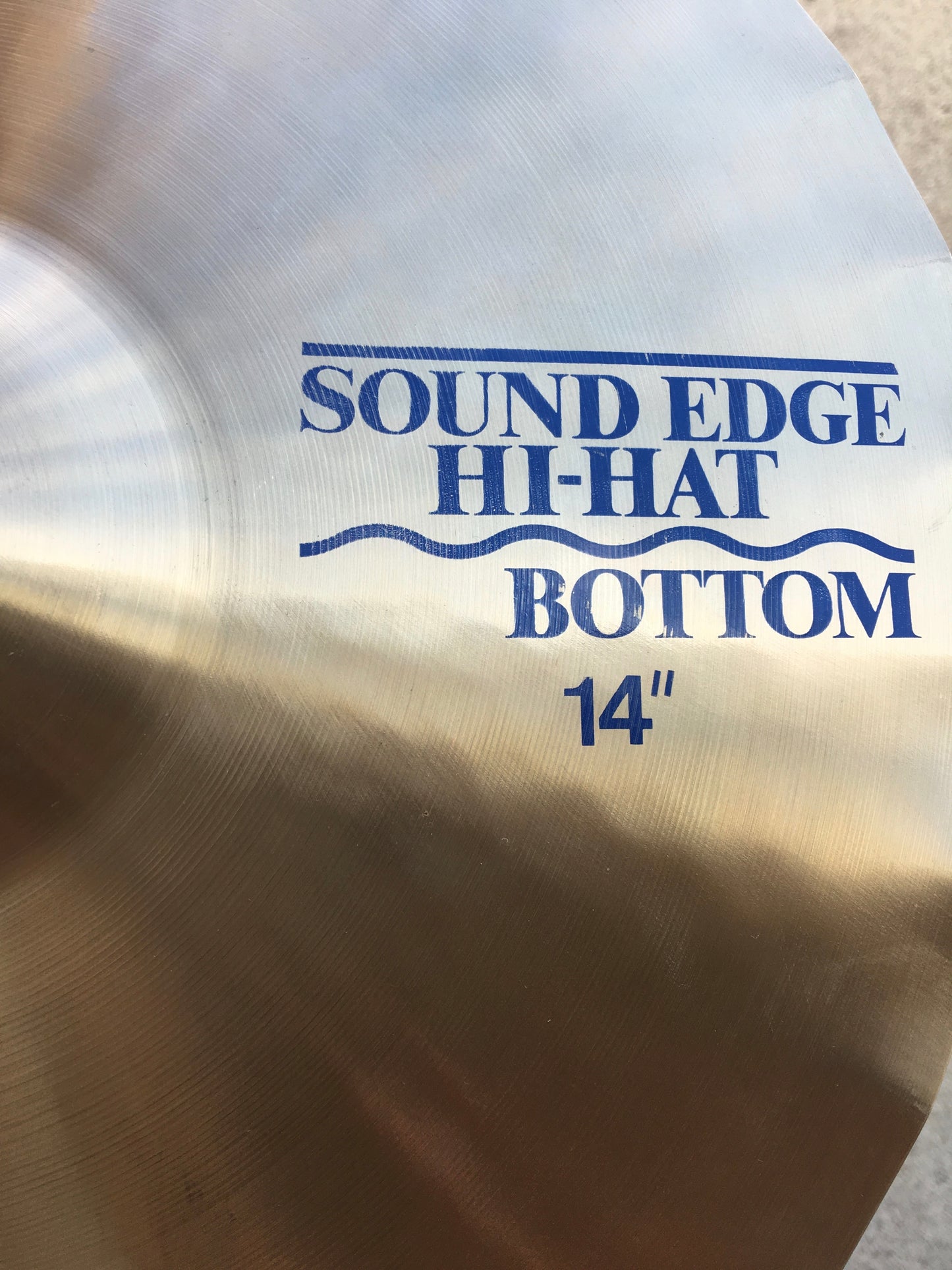 14" Paiste Formula 602 Blue Label Sound Edge Hi-Hat Cymbals #481