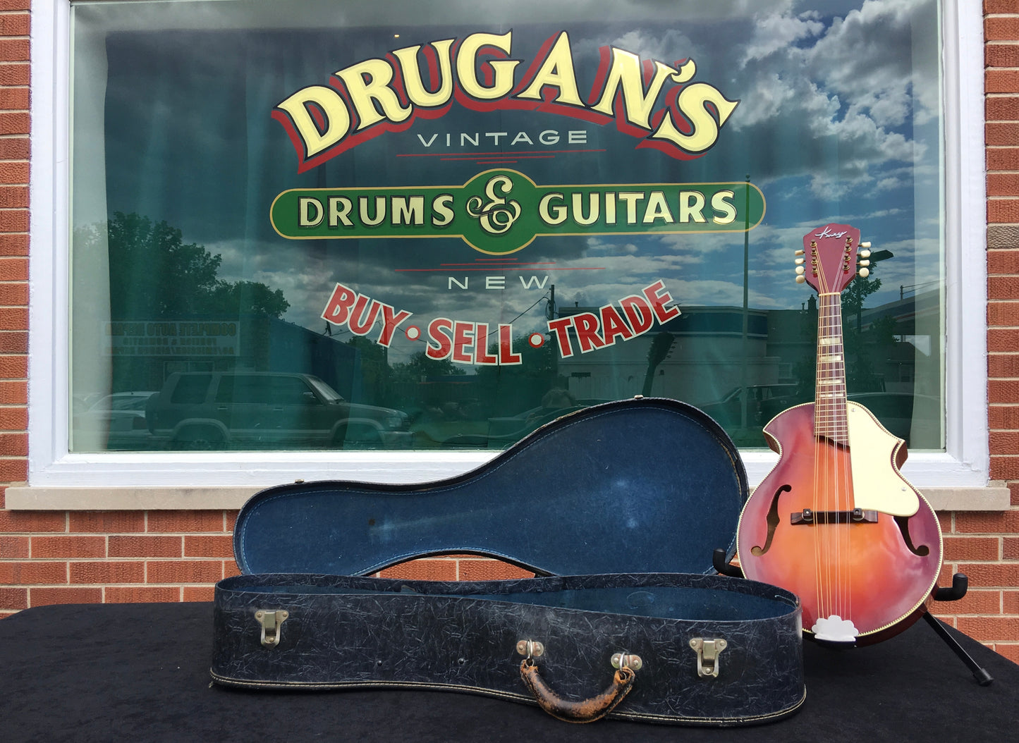 Vintage Kay K70 1950s Venetian Style Mandolin W/ Original Case