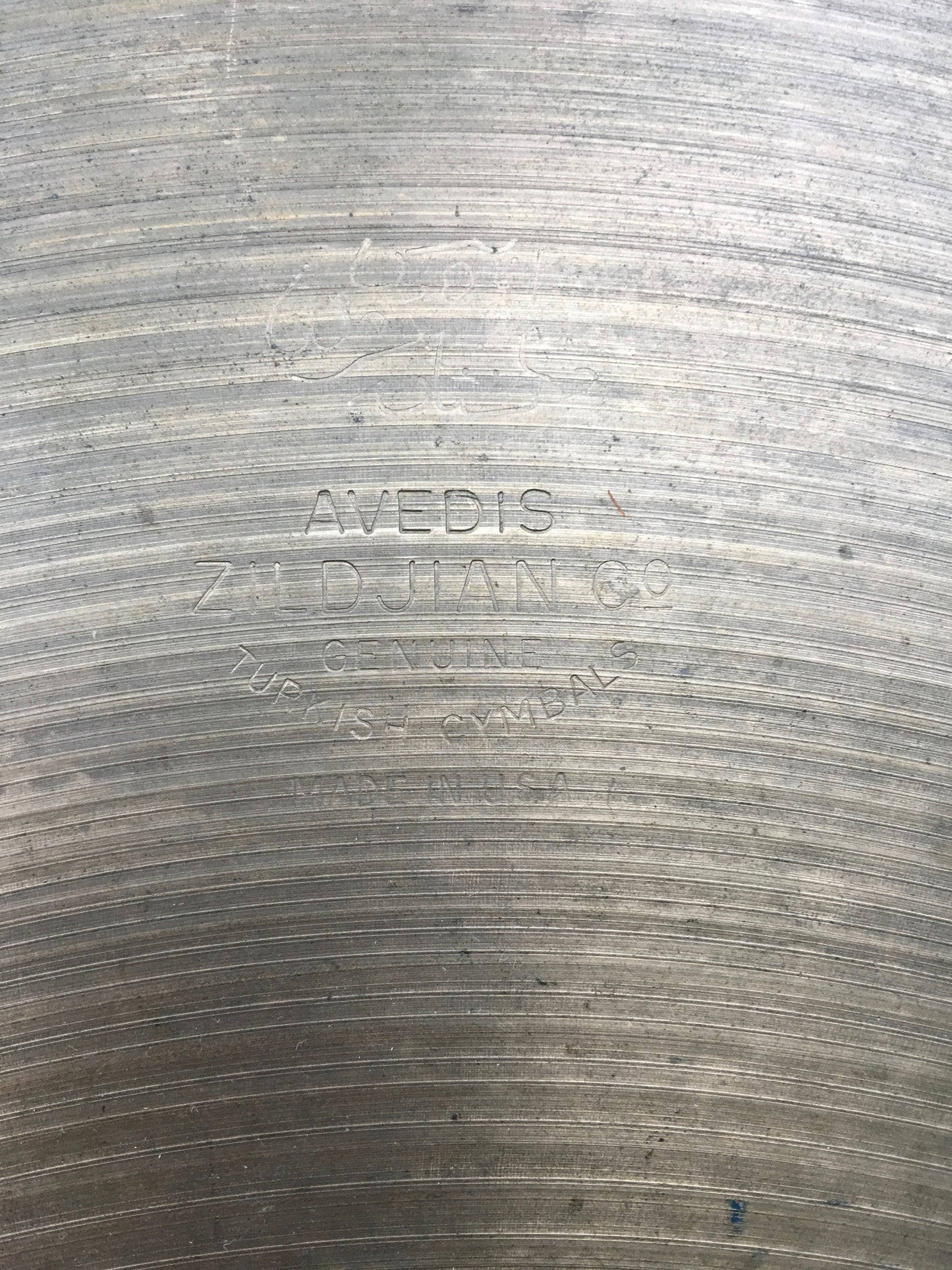 20" Zildjian A 1960s Ride Cymbal 2038g #442