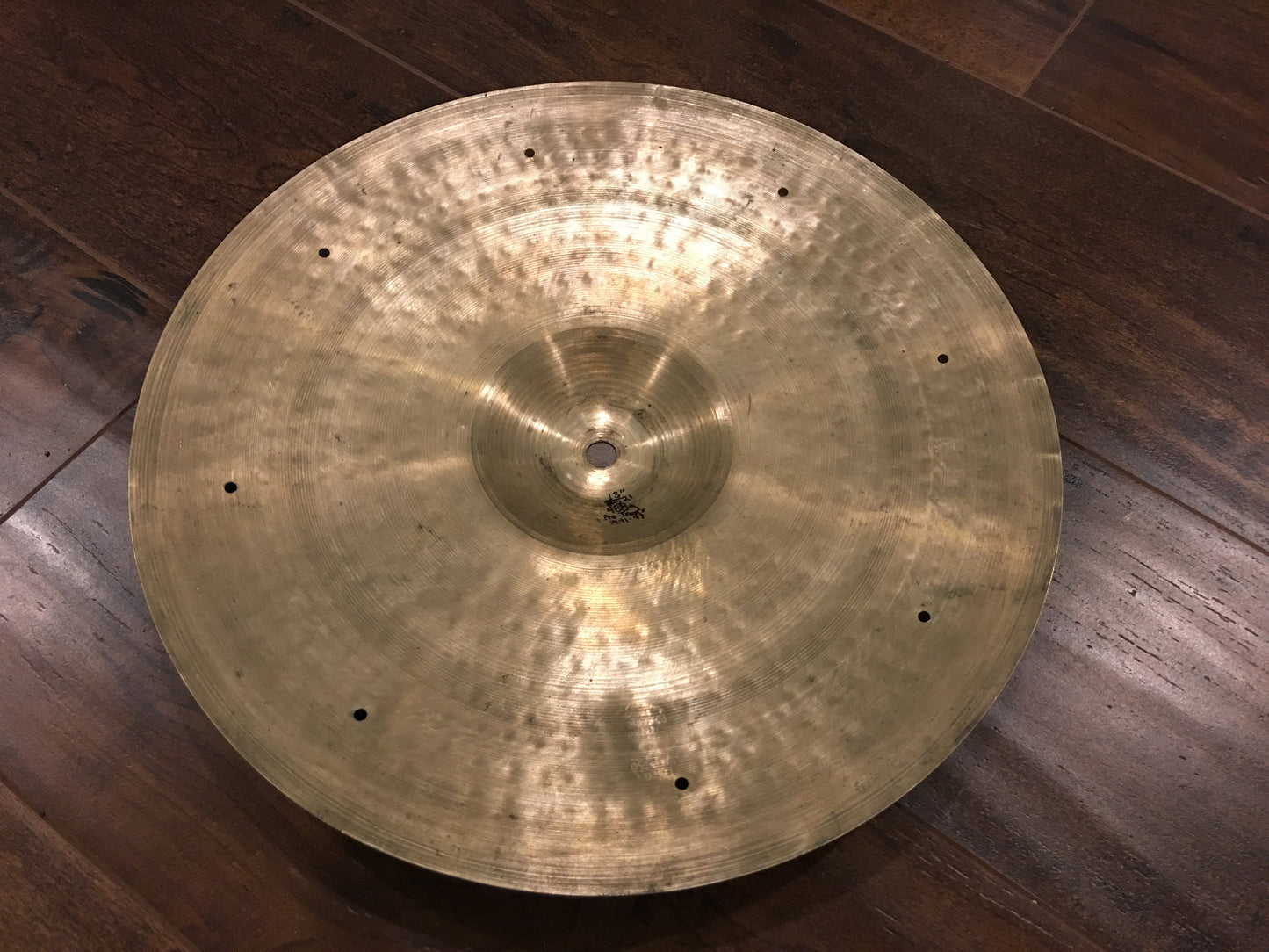 13" 1940's Zildjian A Pre Trans/2nd Stamp Sizzle Splash Cymbal 488g #521