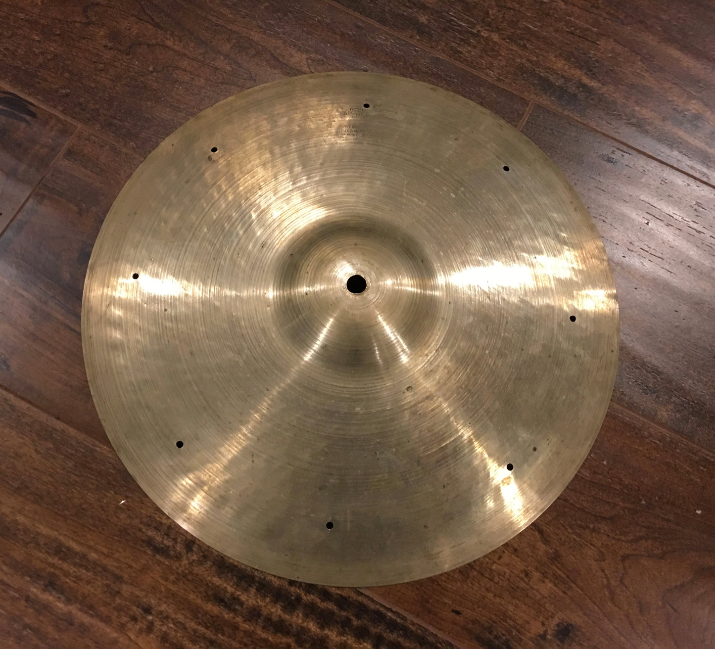 13" 1940's Zildjian A Pre Trans/2nd Stamp Sizzle Splash Cymbal 488g #521