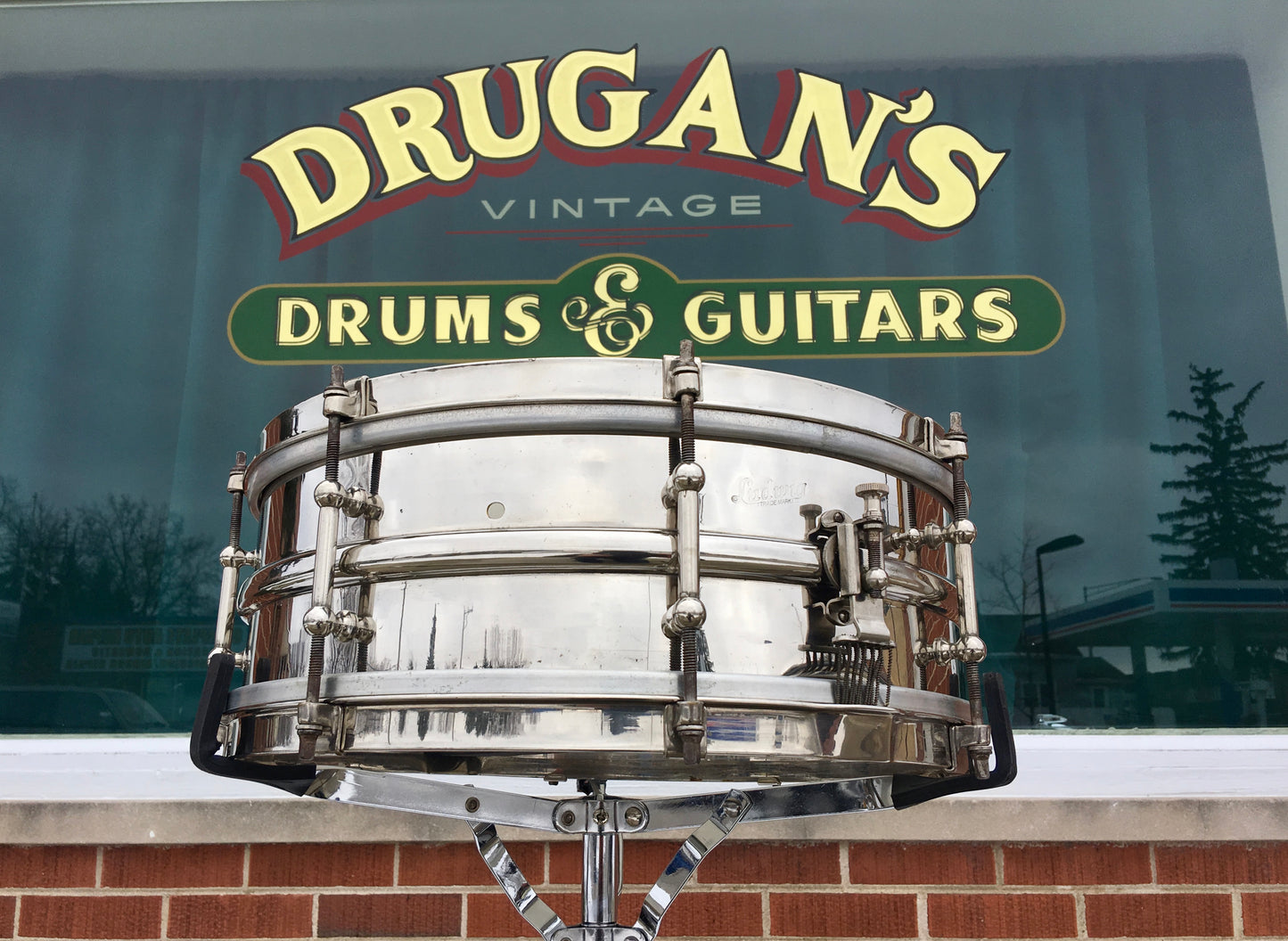 1920's Ludwig & Ludwig 5x14 Professional "All Round" Brass Snare Drum