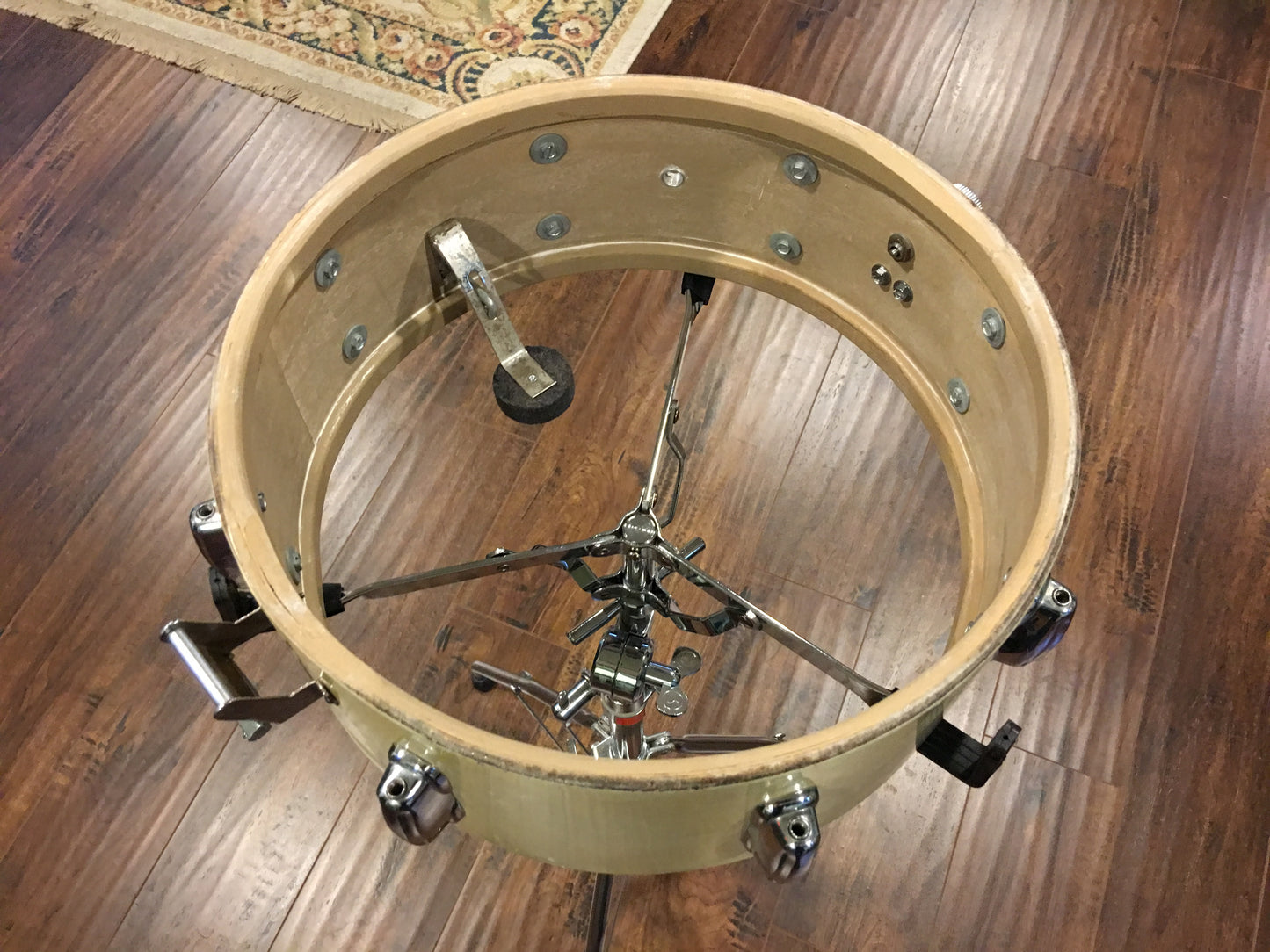 1960's Slingerland 5.5x14 White Marine Pearl Artist 3 ply Snare Drum