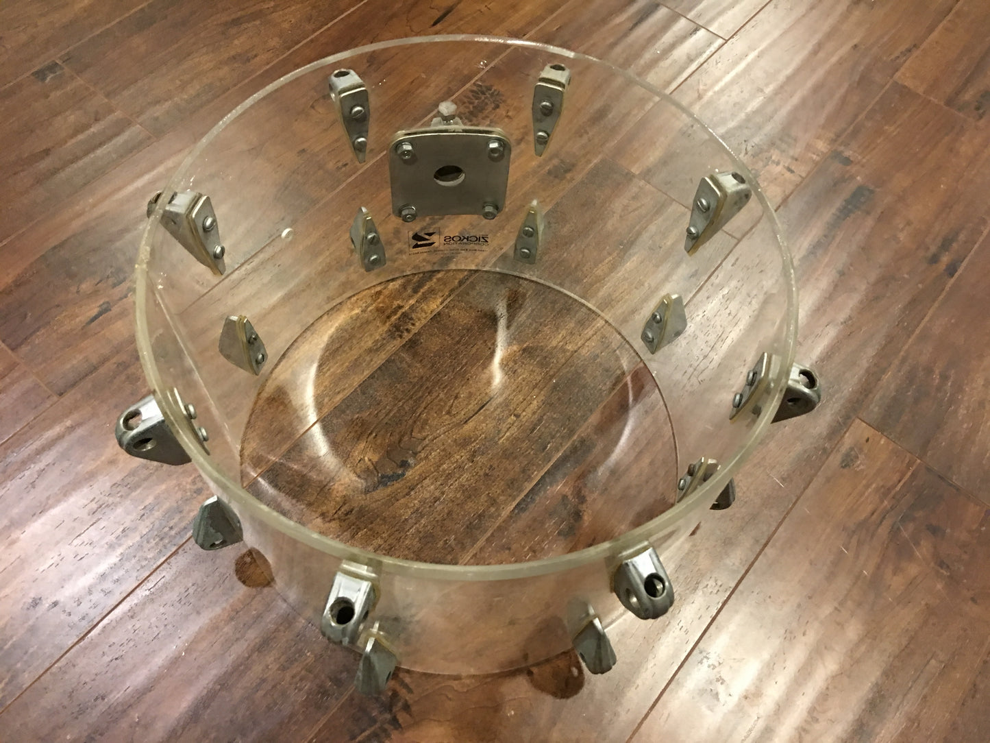 Zickos 14" Single Tom Clear vistalite