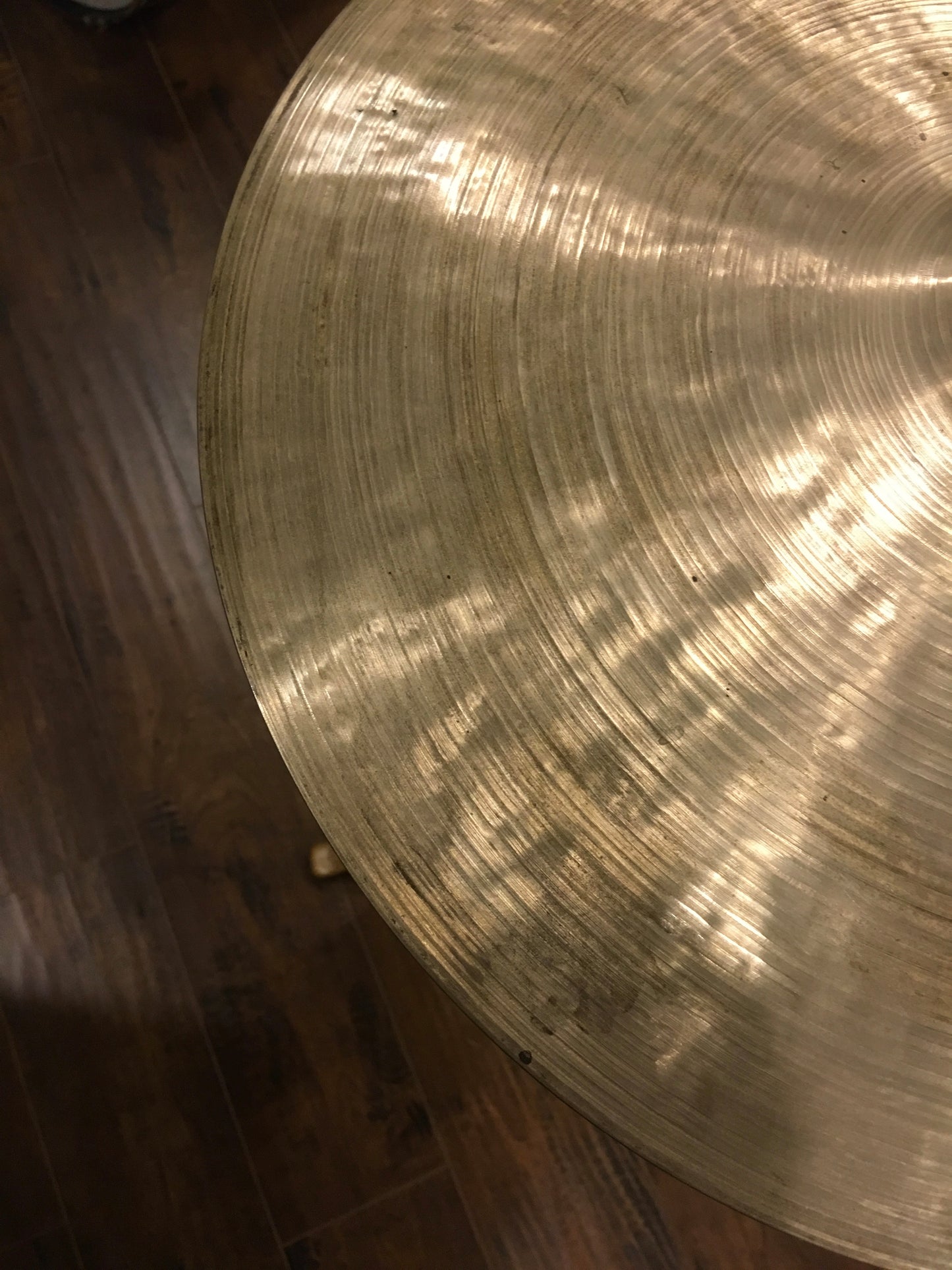 15" 1960's K Istanbul Zildjian Hi-Hat Single Cymbal 1074g #545