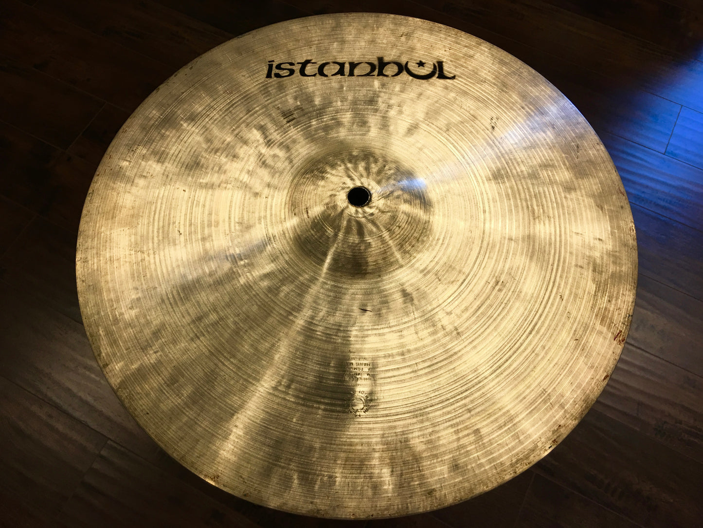 14" Istanbul Pre Split Turkish Thin Crash Cymbal 684g