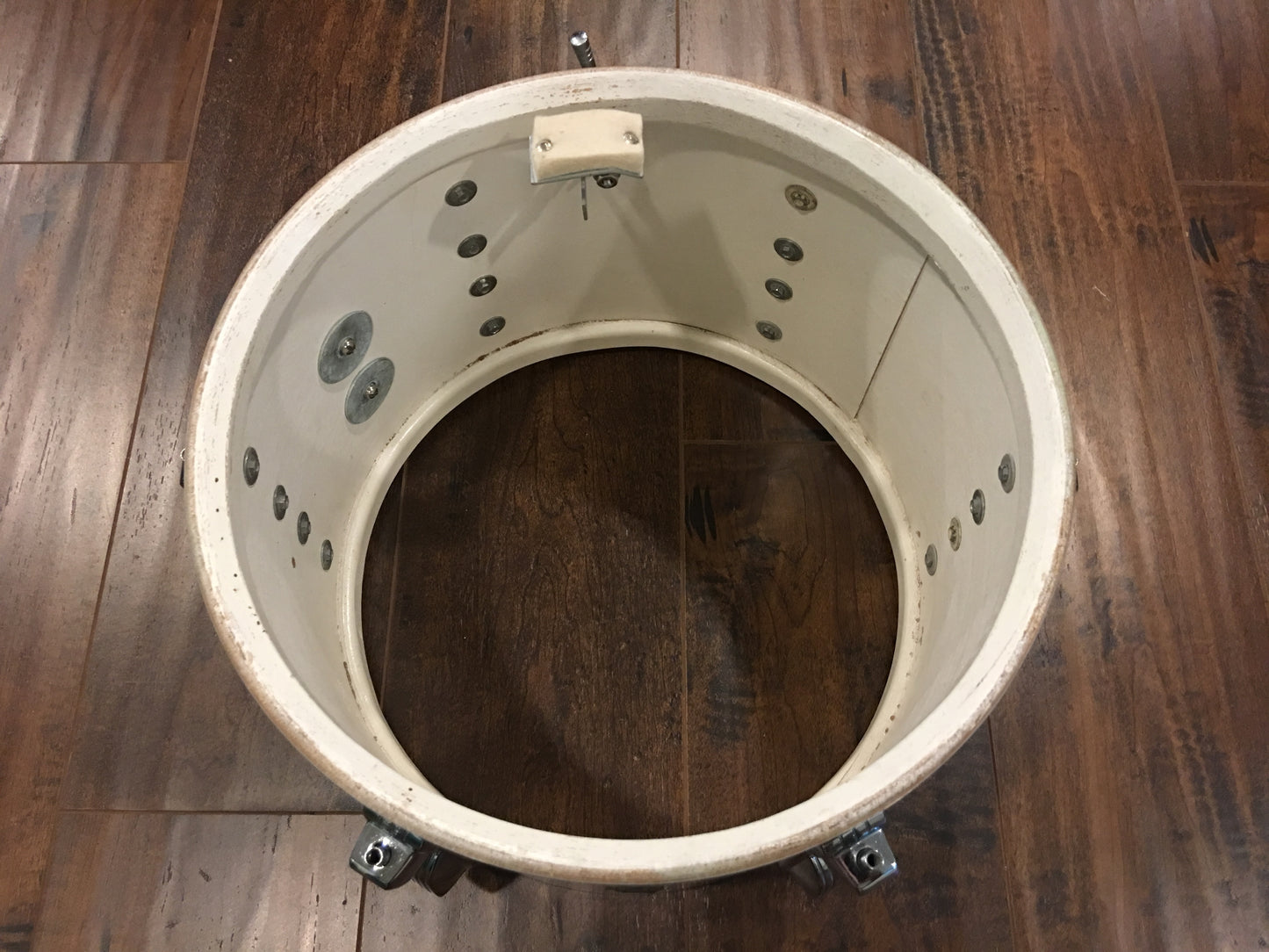 1960's Ludwig 9x13 White Marine Pearl Super Classic Tom Drum