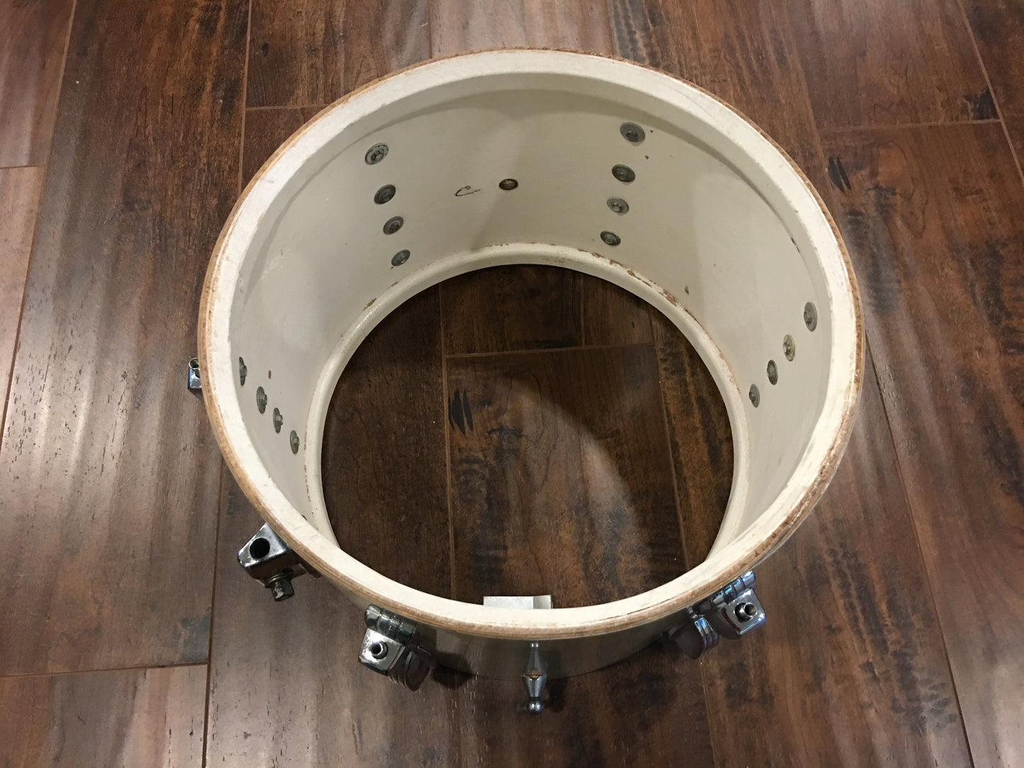 1960's Ludwig 9x13 White Marine Pearl Super Classic Tom Drum