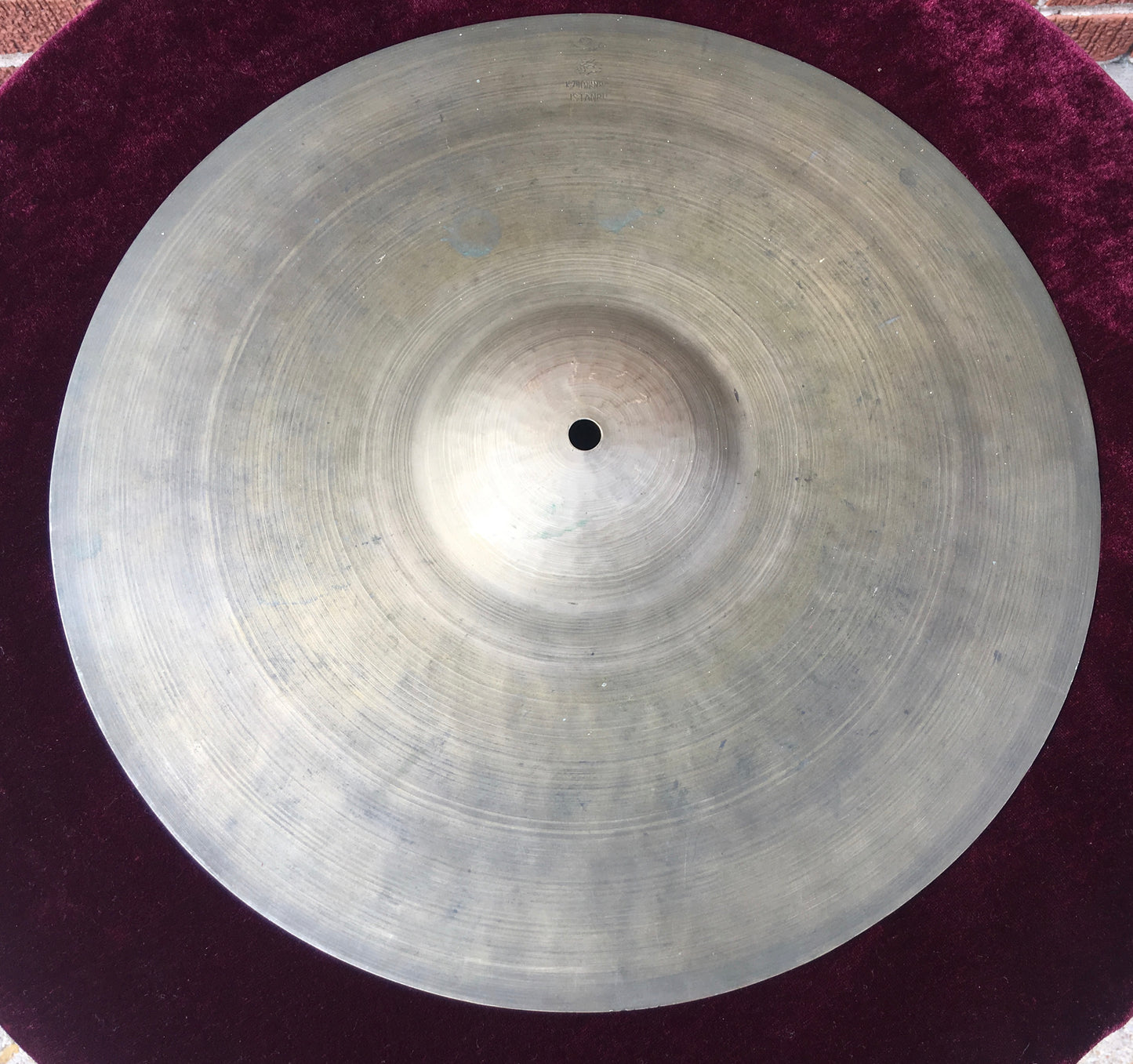 14" Zildjian K Istanbul Old Stamp I Gretsch "G" Stamp Cymbal OS-I 1224g #553