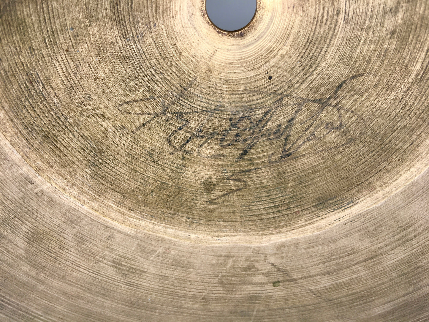 14" Zildjian K Istanbul Old Stamp I Gretsch "G" Stamp Cymbal OS-I 1224g #553