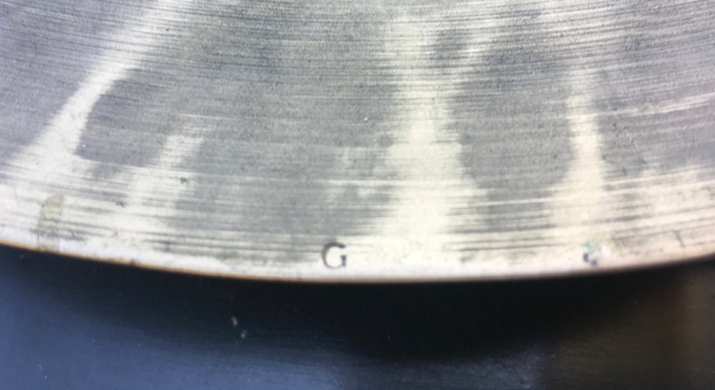14" Zildjian K Istanbul Old Stamp I Gretsch "G" Stamp Cymbal OS-I 1224g #553