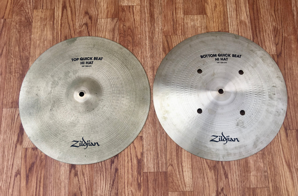 Zildjian Quick Beat Hi Hat Cymbals 1220/1462g – Drugan's Drums & Guitars