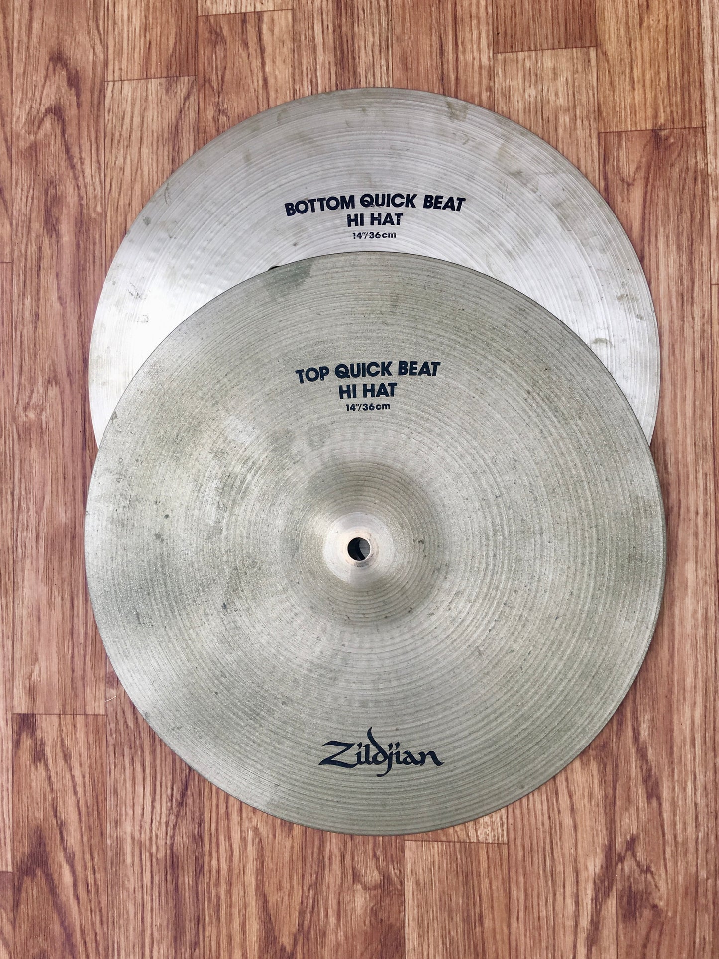 14" Zildjian A Quick Beat Hi Hat Cymbals 1220/1462g