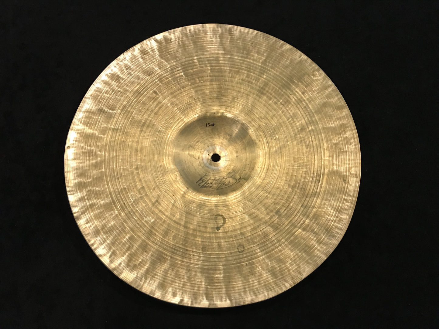 13" K Zildjian Istanbul Old Stamp II 1945-49 Hi-Hat Cymbals 562/628g #1051