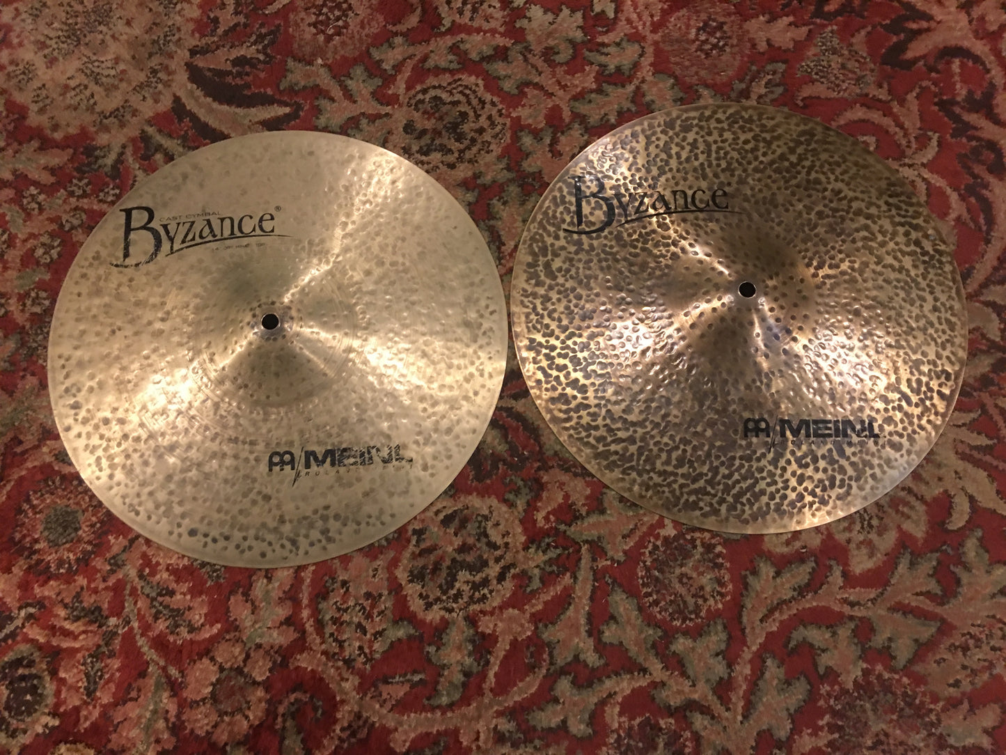 14" Meinl Byzance Dry Hi-Hat Cymbals 1018/1358g