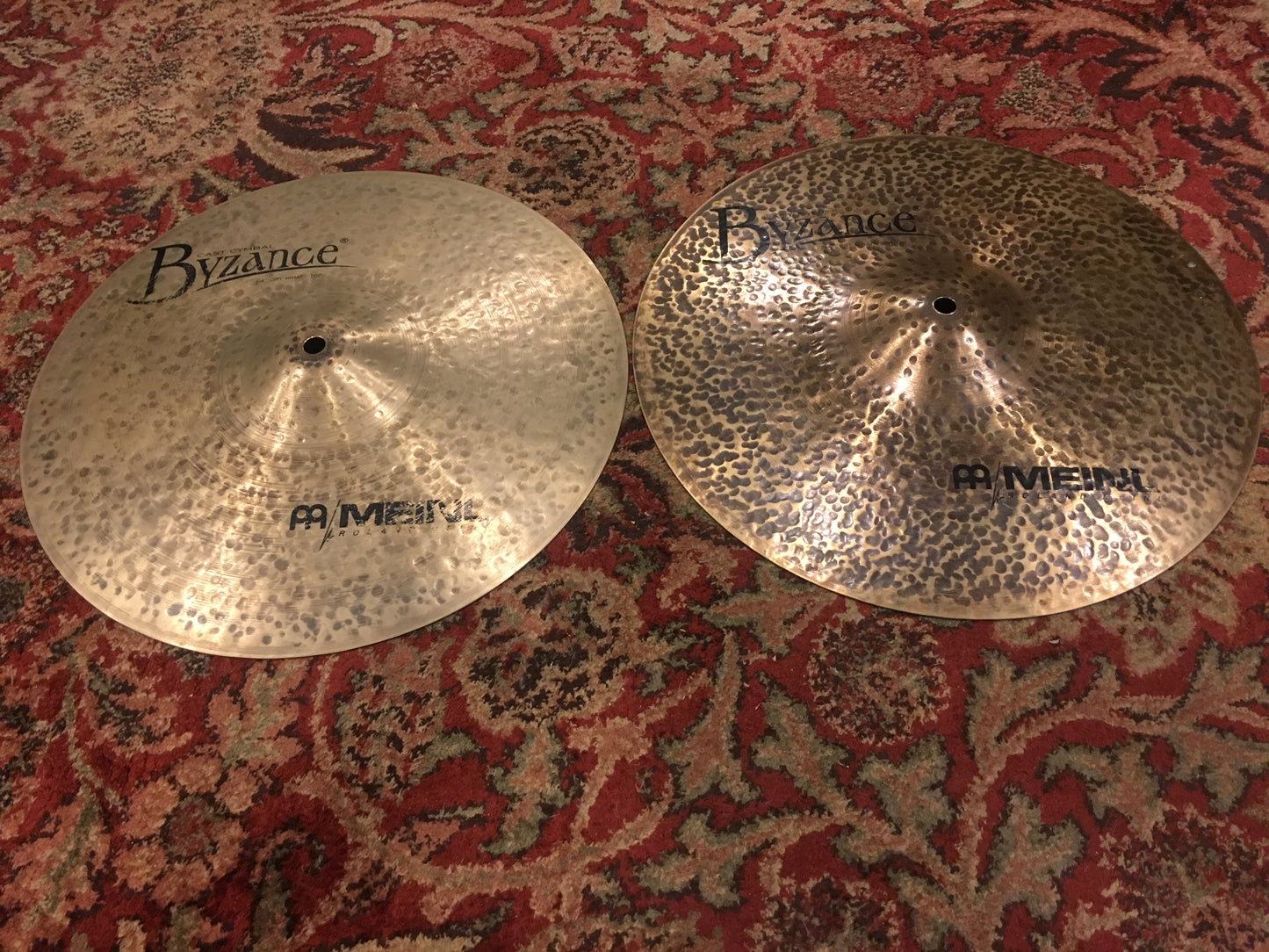 14" Meinl Byzance Dry Hi-Hat Cymbals 1018/1358g