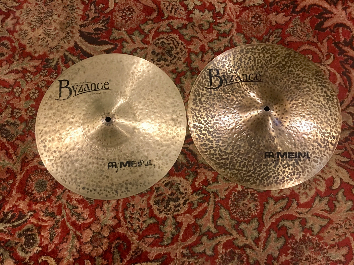 14" Meinl Byzance Dry Hi-Hat Cymbals 1018/1358g