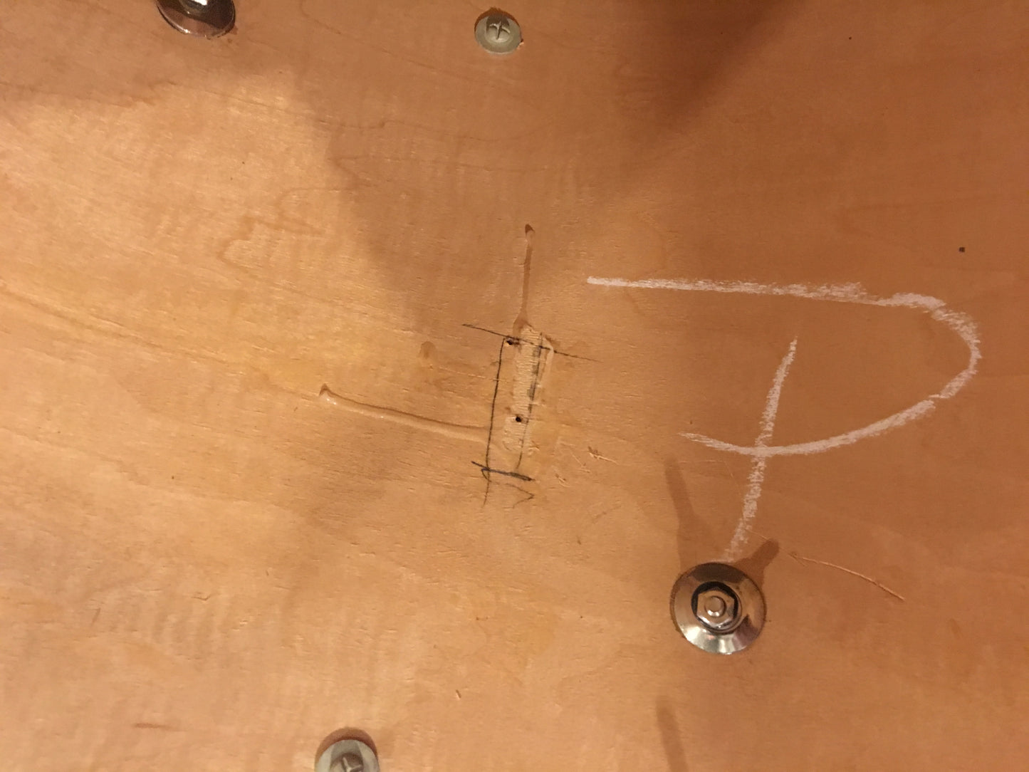 1956-59 Slingerland Radio King 18x20 Combo-Be Bop Bass / Floor Tom White Marine