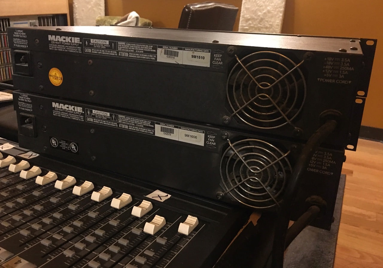 Mackie 32.8 & 24E Mixing Console w/ Argosy Desk