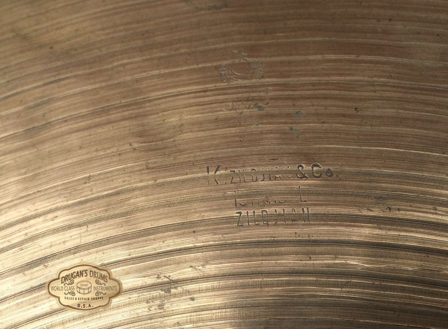 20" Incredible Vintage Zildjian K Istanbul 1876 g Inventory # 155