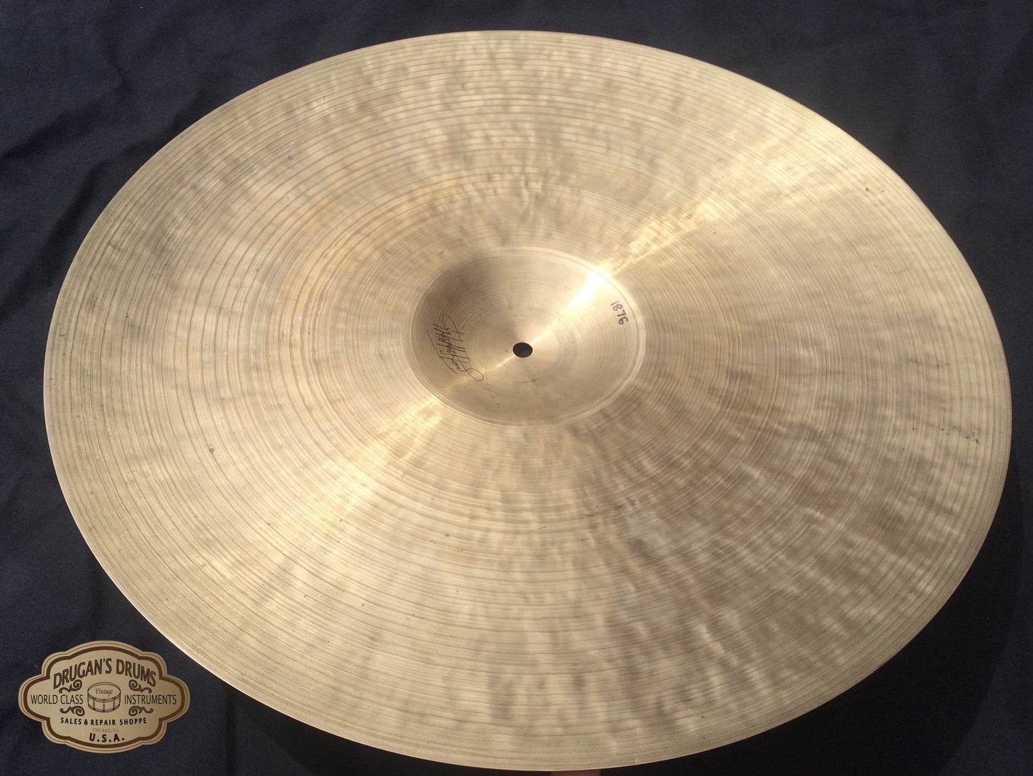20" Incredible Vintage Zildjian K Istanbul 1876 g Inventory # 155