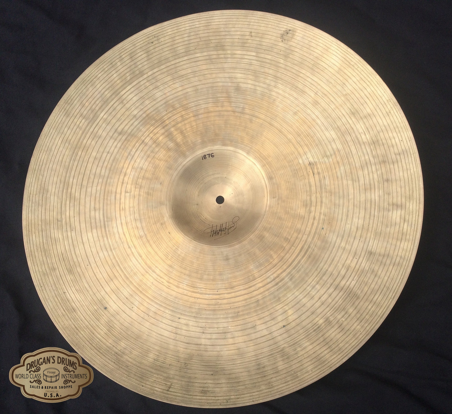 20" Incredible Vintage Zildjian K Istanbul 1876 g Inventory # 155