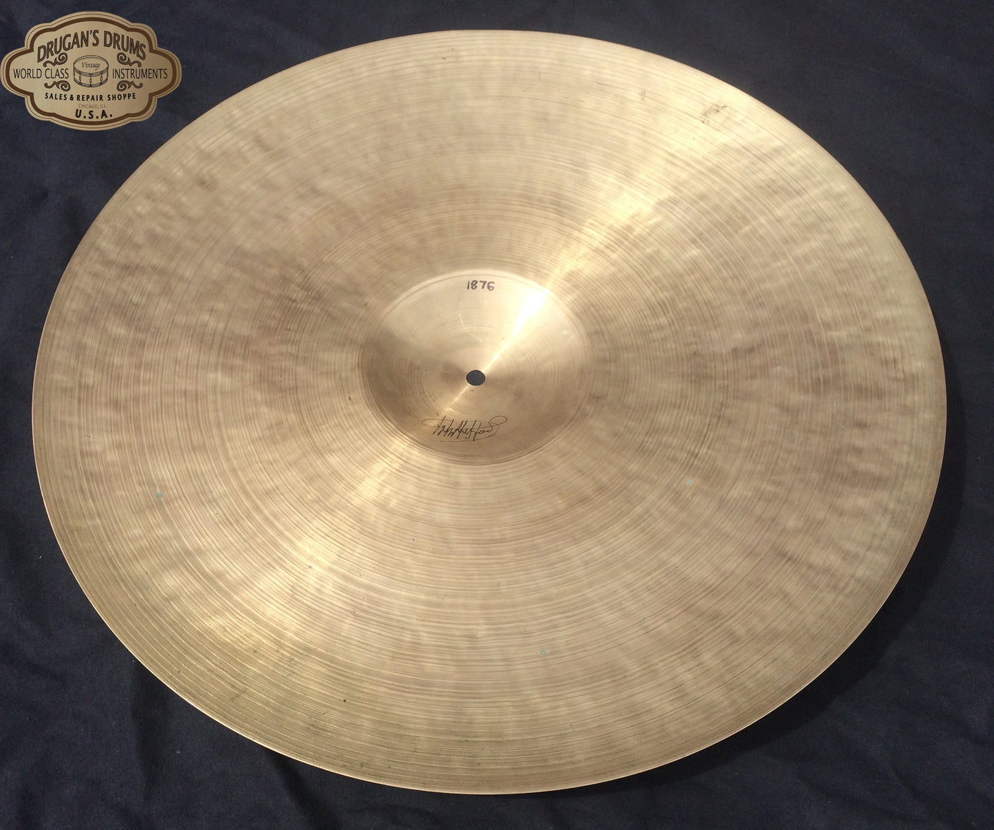 20" Incredible Vintage Zildjian K Istanbul 1876 g Inventory # 155