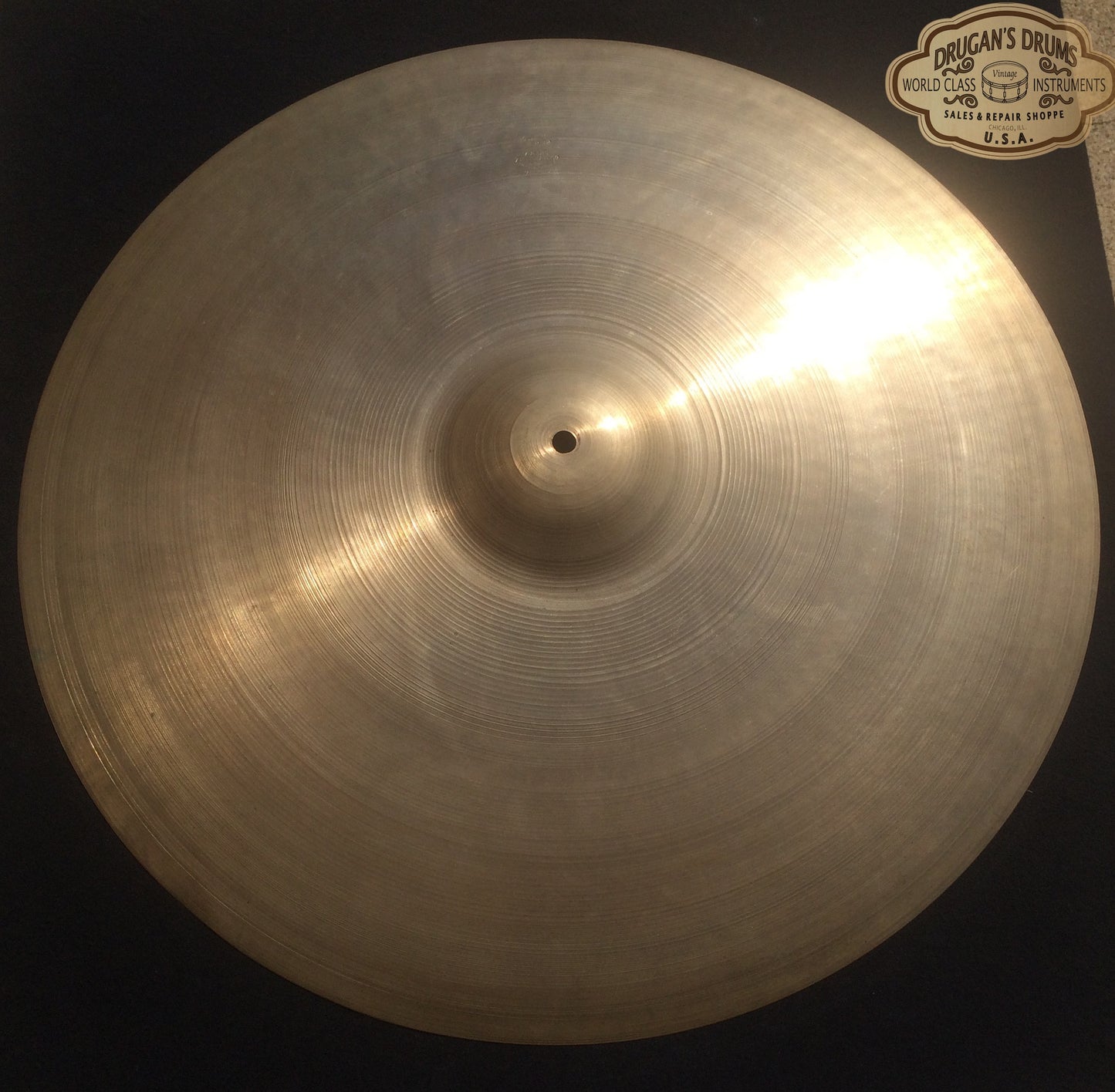 21″ Zildjian A 1950s Trans Stamp "Sweet Ride" Ride Cymbal 2144g – Inventory # 171