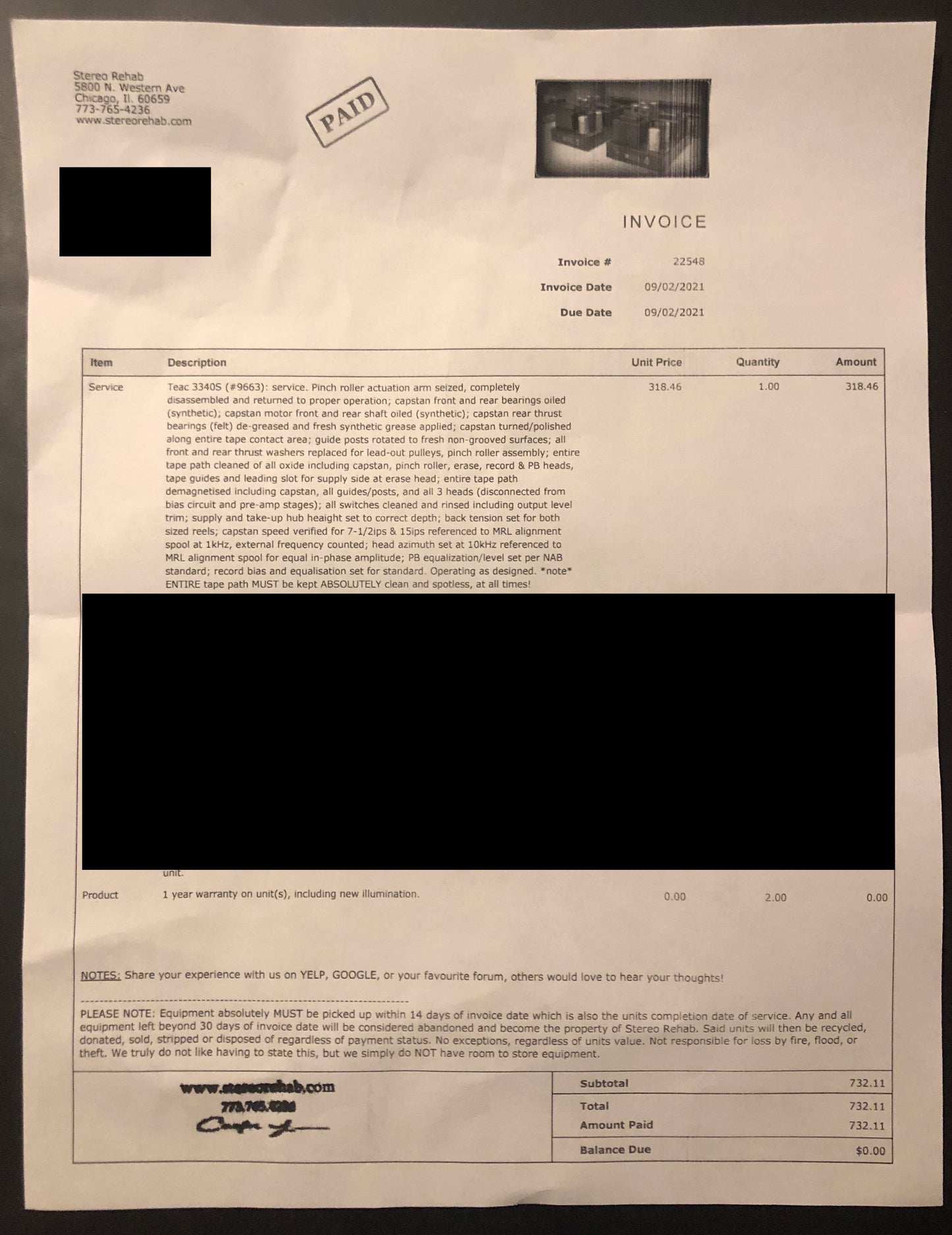 Vintage TEAC 3340S Pro-Serviced 4-Channel Simul-Sync Reel-To-Reel Quad Tape Deck Recorder Machine